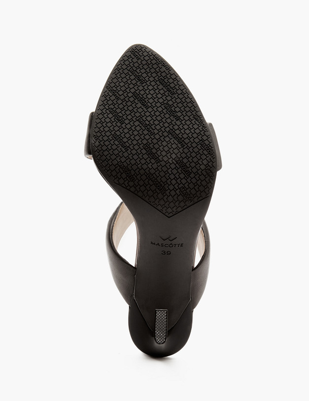 Черные женские мюли MASCOTTE 175-4123012-3501M | ракурс 6