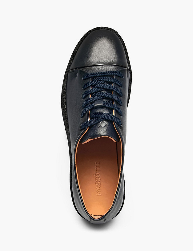 Синие мужские полуботинки MASCOTTE 58-6110915-8163M | ракурс 4