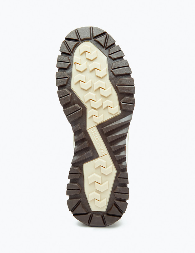 Рыжие зимние мужские ботинки-хайкеры MASCOTTE 189-220553-0609 | ракурс 5