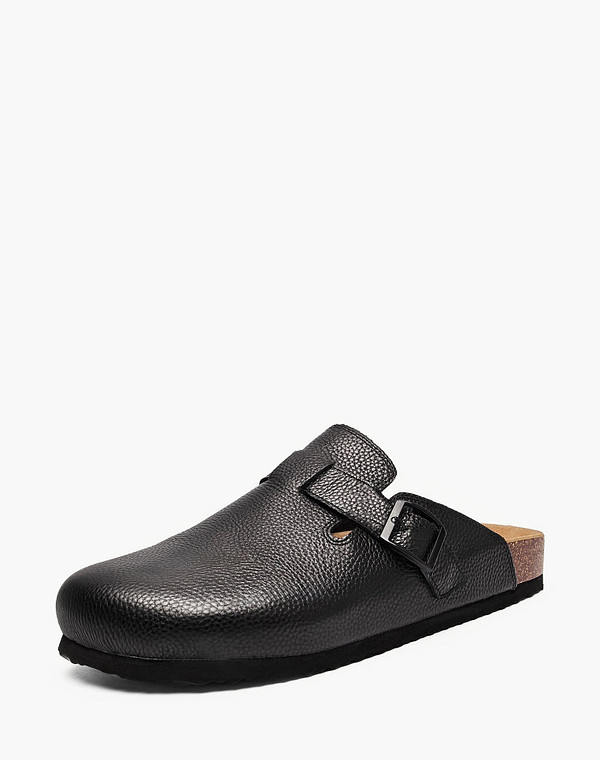 98-614821-0102 Туфли летние мужские нат.кожа/текстиль черн, Mascotte