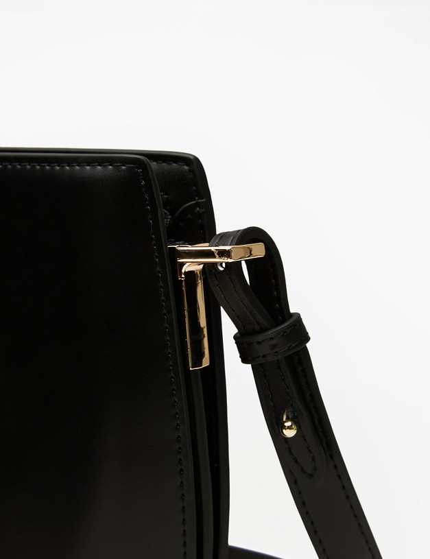 Черная женская сумка MASCOTTE 660-4125-602 | ракурс 7 Черная женская сумка MASCOTTE 660-4125-602 | ракурс 7