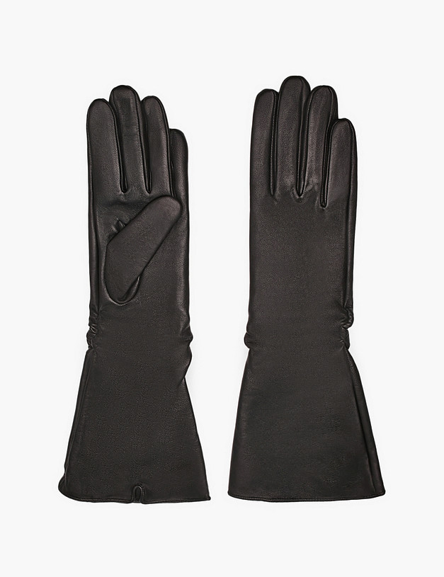 Черные женские перчатки MASCOTTE 709-5204-102 | ракурс 2