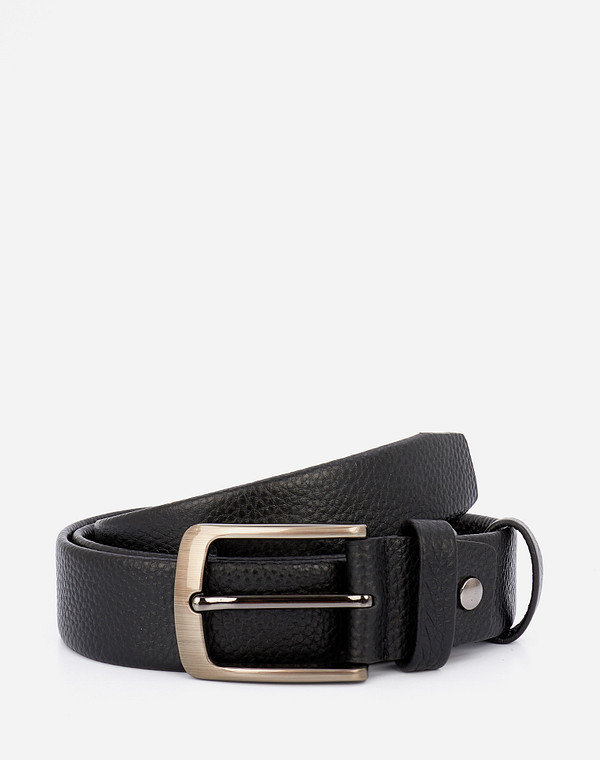 727-1229-102 Ремень муж. нат.кожа/нат.кожа черн, Mascotte