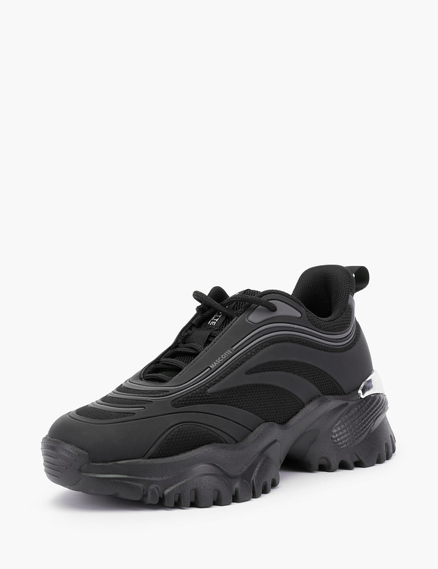 Черные женские кроссовки MASCOTTE 189-210121-0202 | ракурс 2