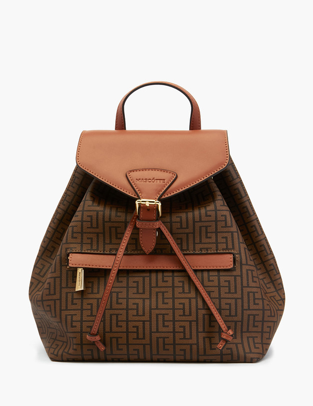 Коричневый женский рюкзак MASCOTTE 602-2101-609 | ракурс 2