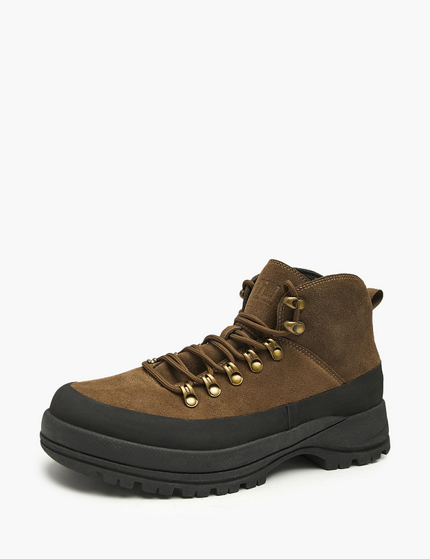 Мужские ботинки цвета хаки MASCOTTE 151-520221-0204 | ракурс 4