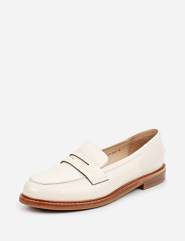 Женские лоферы из натуральной кожи MASCOTTE 233-110711-0101 | ракурс 2