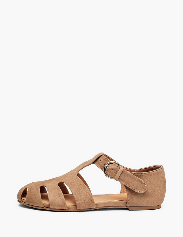 Бежевые женские сандалии MASCOTTE 234-611011-4643M | ракурс 1