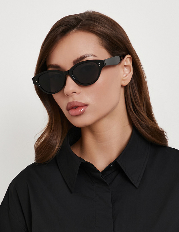 Черные женские очки MASCOTTE 793-6114-7702 | ракурс 1