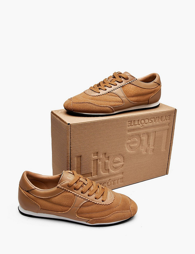 Коричневые женские кроссовки MASCOTTE 156-610461-0209 | ракурс 6