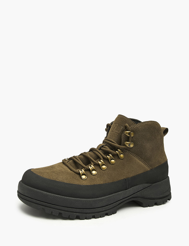 Мужские ботинки цвета хаки MASCOTTE 151-520221-0204 | ракурс 4