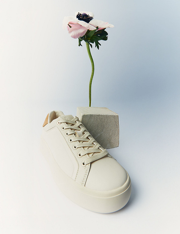 Молочные женские кеды MASCOTTE 64-517921-0608 | ракурс 1