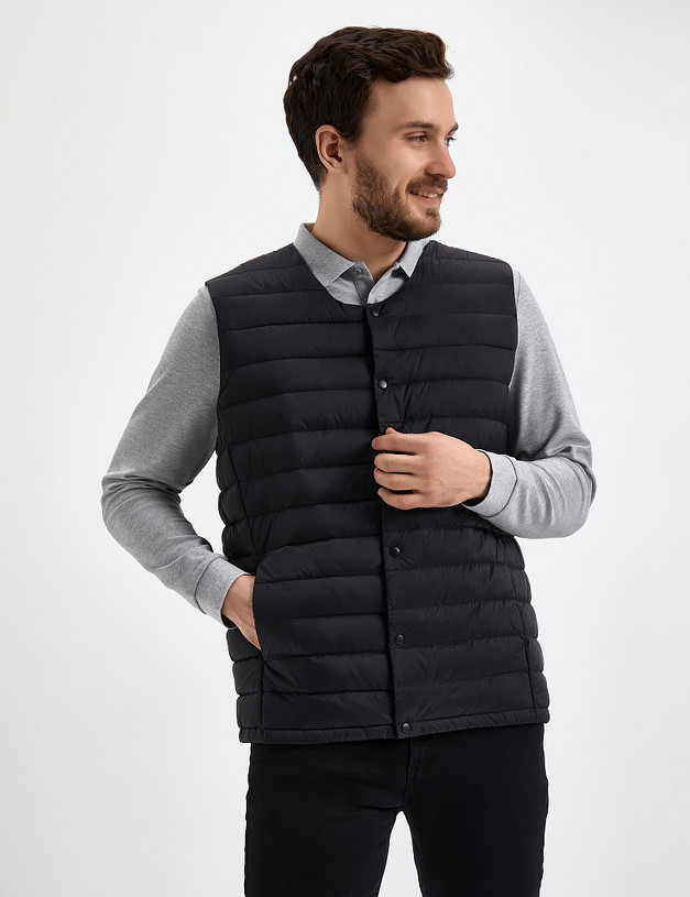 Черный мужской жилет MASCOTTE 234-3177-2402 | ракурс 3