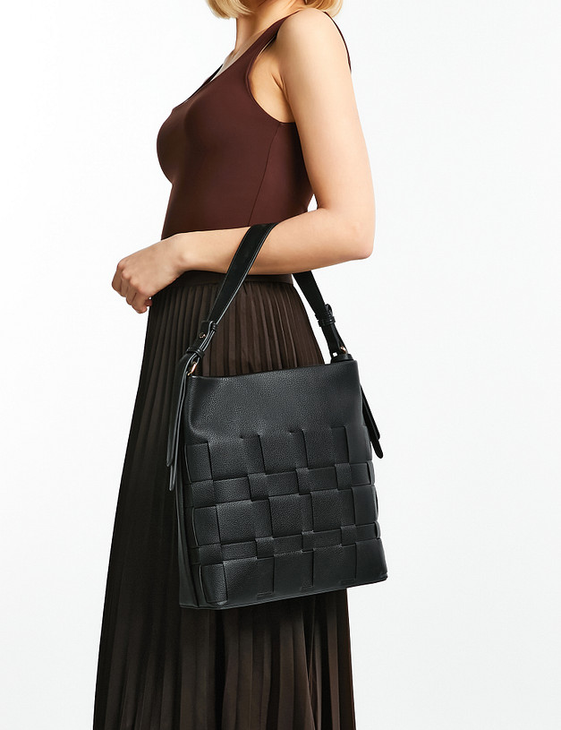 Черная женская сумка MASCOTTE 670-2112-602 | ракурс 1