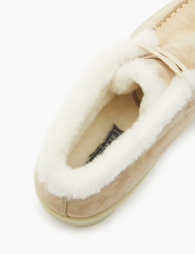 Бежевые женские дезерты на меху MASCOTTE 22-3180238-4625M | ракурс 7