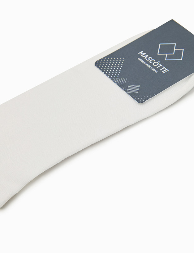 Белые мужские носки MASCOTTE MF932-01 | ракурс 4