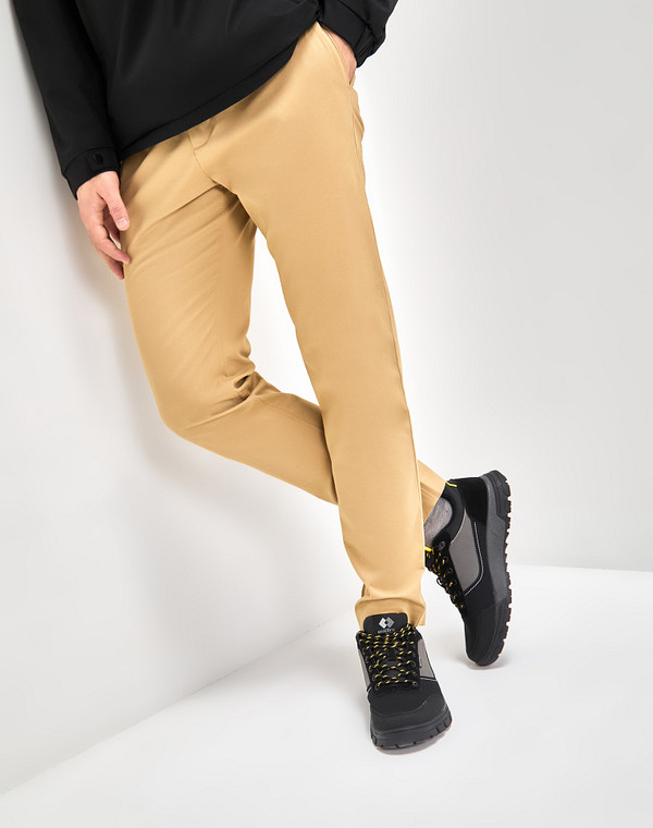 189-220521-0602 Полуботинки для активного отдыха мужские кож.спилок-велюр/текстиль черн, Mascotte Lite