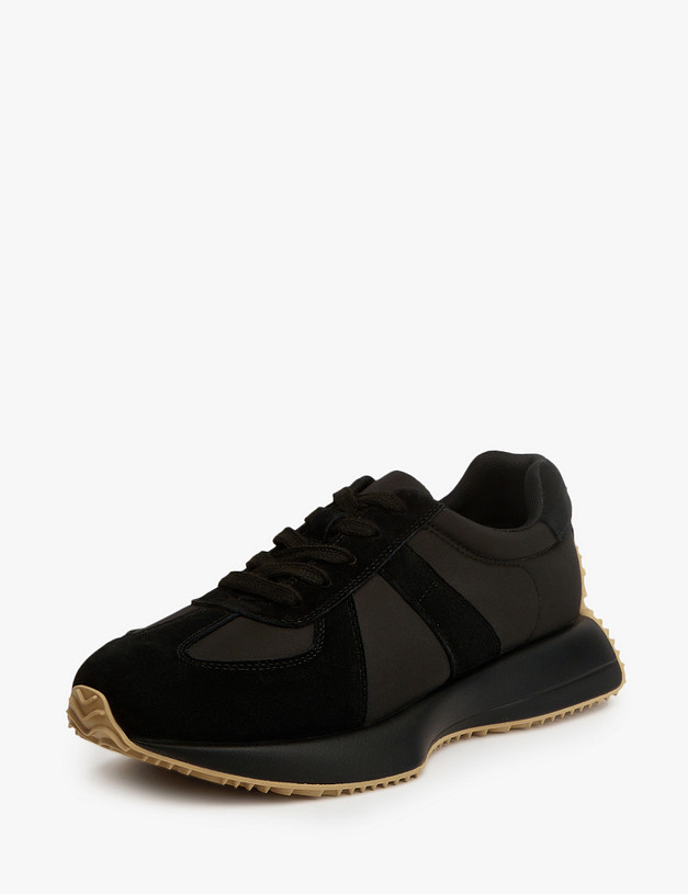 Черные женские кроссовки MASCOTTE 234-312821-0202 | ракурс 2