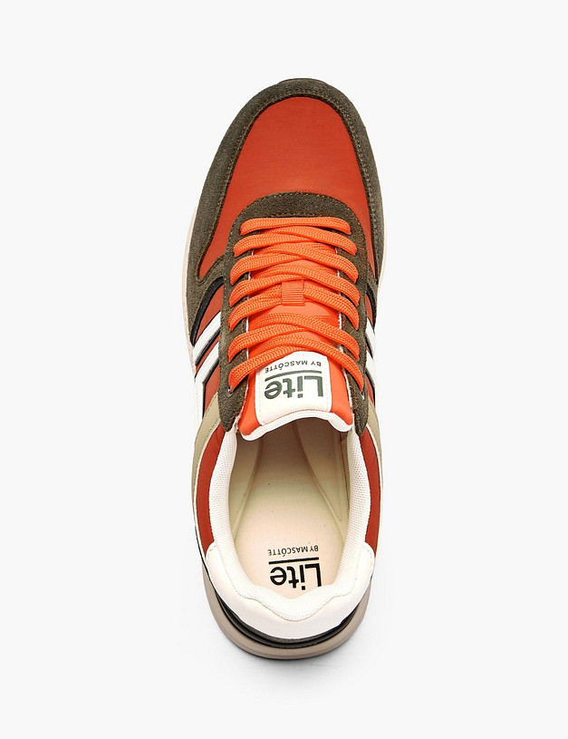 Зеленые мужские кроссовки MASCOTTE 64-6191022-0204 | ракурс 4