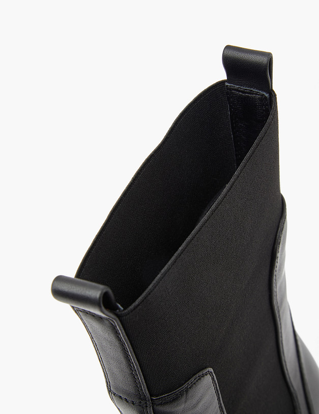 Черные женские челси из кожи MASCOTTE 172-3201323-3100M | ракурс 7