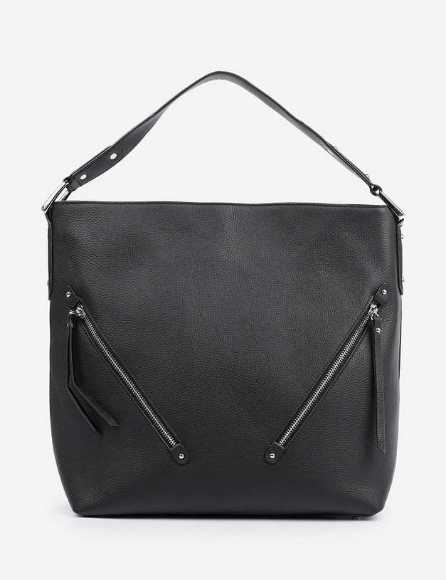 Черная женская сумка MASCOTTE 660-1204-102 | ракурс 2