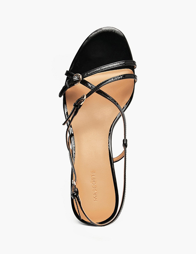 Черные женские босоножки MASCOTTE 126-612611-3701M | ракурс 4