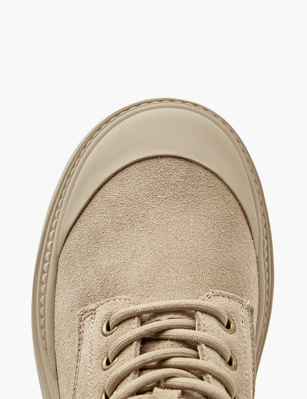 Бежевые женские ботинки MASCOTTE 234-325921-0208 | ракурс 5 Бежевые женские ботинки MASCOTTE 234-325921-0208 | ракурс 5