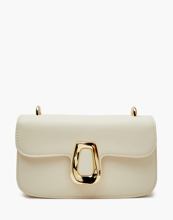 642-4103-601 Сумка женская и.кожа/текстиль молочн, S, Mascotte