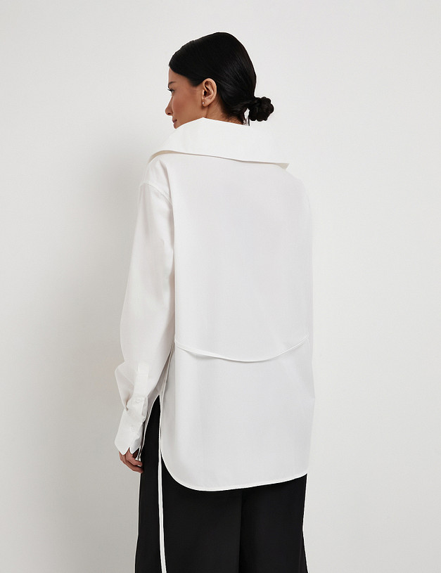Белая женская блузка MASCOTTE 835-6106-2601 | ракурс 7