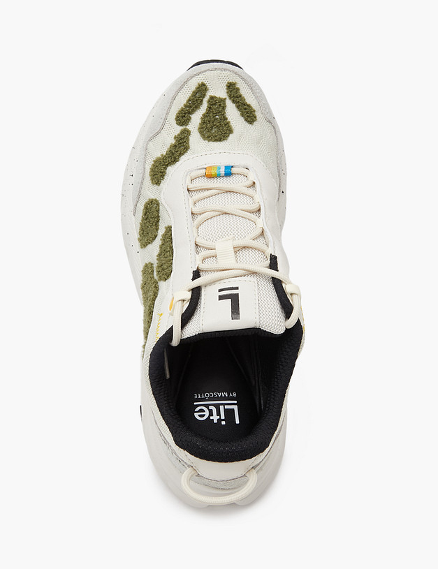 Молочные женские кроссовки MASCOTTE 181-411021-0201 | ракурс 4