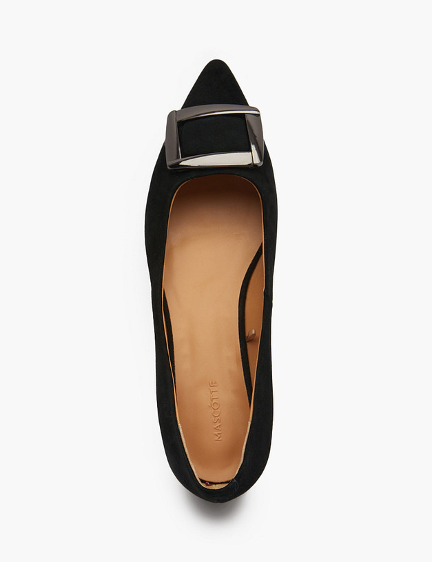 Черные женские туфли MASCOTTE 100-513911-0602 | ракурс 4 Черные женские туфли MASCOTTE 100-513911-0602 | ракурс 4