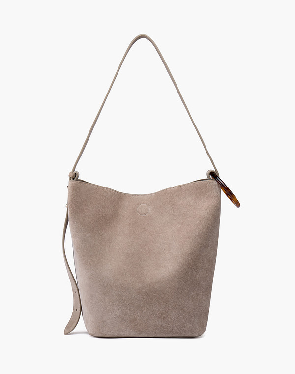 616-6108-213 Сумка женская велюр/и.кожа беж, L, Mascotte