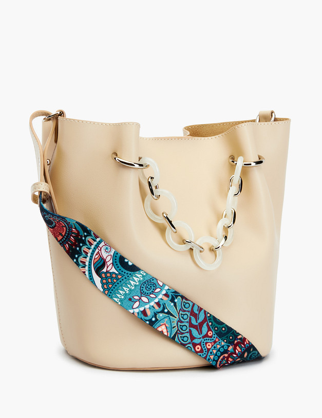 Бежевая женская сумка MASCOTTE 671-2117-608 | ракурс 3