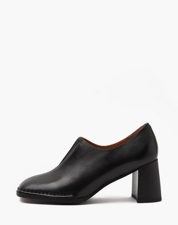 234-410111-0502 Полуботинки женские нат.кожа/нат.кожа черн, Mascotte