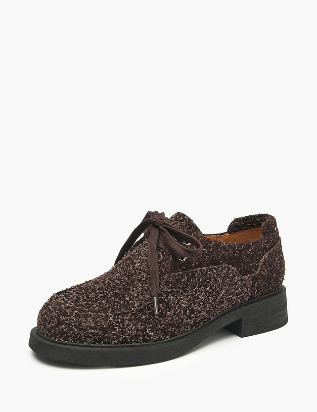 Коричневые женские дерби MASCOTTE 126-520211-0209 | ракурс 2