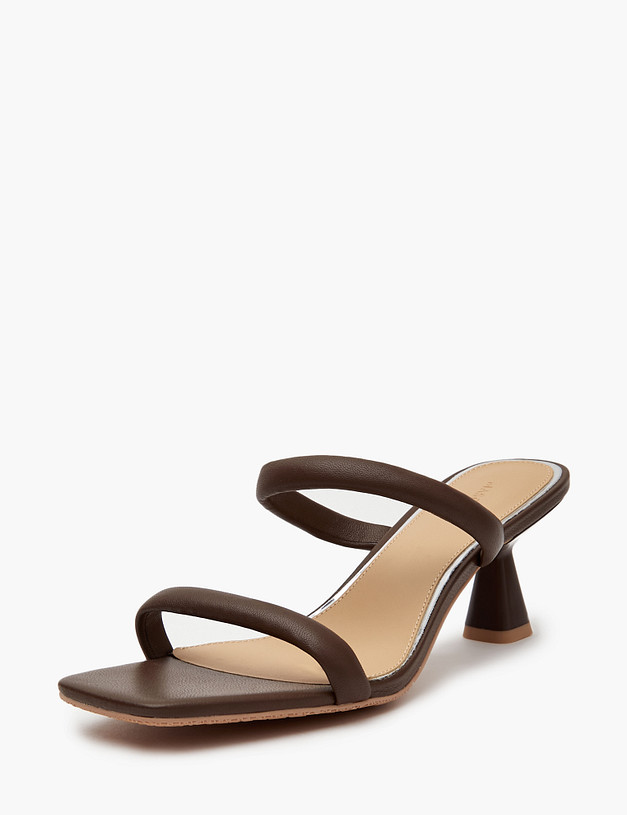 Коричневые женские мюли MASCOTTE 172-4122614-7522M | ракурс 2