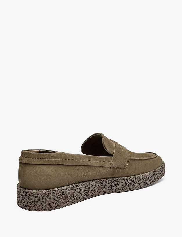 Оливковые мужские полуботинки MASCOTTE 58-6110911-5608M | ракурс 3