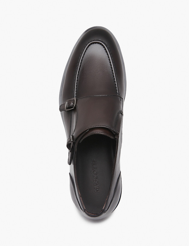 Темно-коричневые мужские монки MASCOTTE 175-424611-0109 | ракурс 6