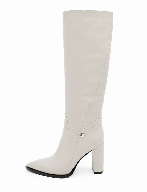 Бежевые женские сапоги MASCOTTE 172-3202624-7141M | ракурс 2