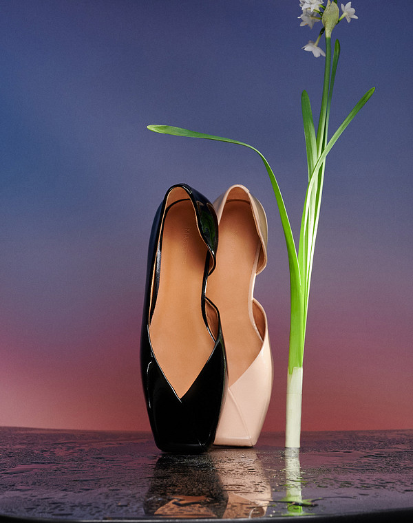 126-4121612-3705M Туфли женские лак.кожа/нат.кожа беж, Mascotte