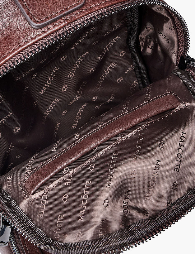 Коричневая мужская сумка MASCOTTE 604-5121-109 | ракурс 6