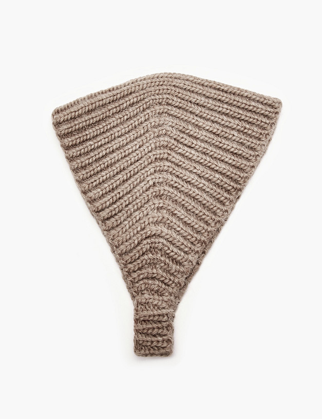 Бежевая женская повязка на голову MASCOTTE 781-5208-7508 | ракурс 2