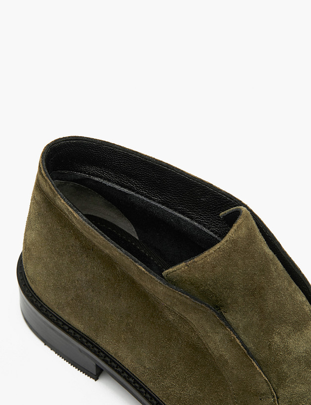 Оливковые женские дезерты из велюра MASCOTTE 172-2265421-0604 | ракурс 7