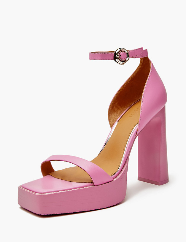 Розовые женские босоножки MASCOTTE 172-4122513-6542M | ракурс 2 Розовые женские босоножки MASCOTTE 172-4122513-6542M | ракурс 2