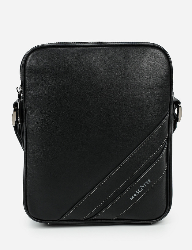 Черная мужская сумка MASCOTTE 604-1112-102 | ракурс 2