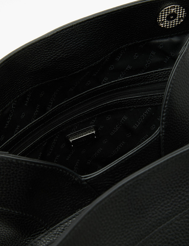 Черная женская сумка MASCOTTE 660-2254-102 | ракурс 4 Черная женская сумка MASCOTTE 660-2254-102 | ракурс 4