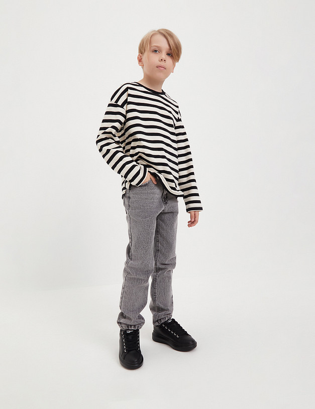 Черные детские кеды MASCOTTE 64-411921-0602 | ракурс 10