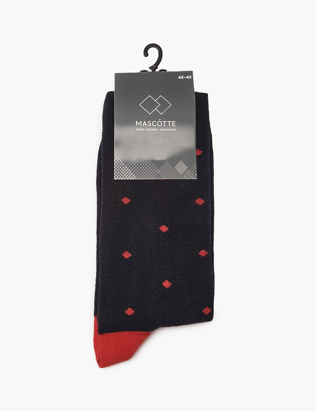 Синие мужские носки MASCOTTE 765-4206-2603 | ракурс 1 Синие мужские носки MASCOTTE 765-4206-2603 | ракурс 1