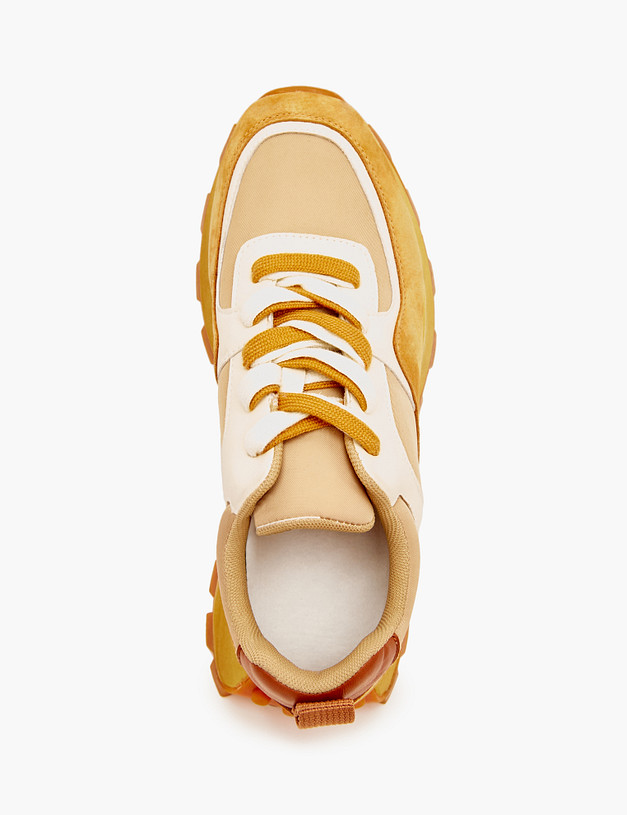 Рыжие женские кроссовки MASCOTTE 234-324221-0613 | ракурс 5