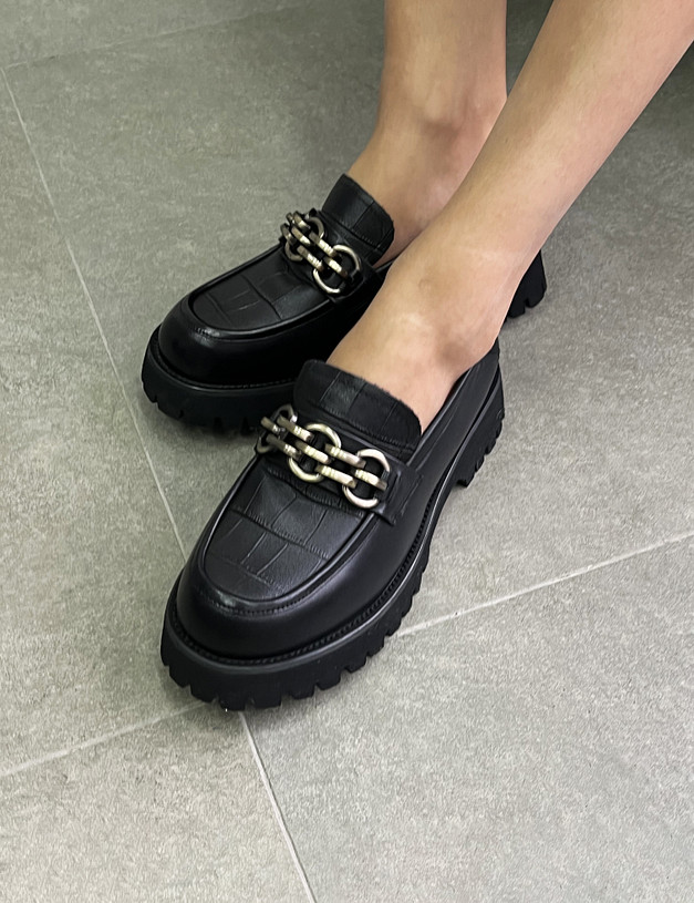 Женские лоферы на массивной подошве MASCOTTE 58-210311-0102 | ракурс 8